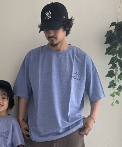 Fluffy BROTHERS(フラッフィーブラザーズ)の「刺繍Tシャツ(大人サイズ)(Tシャツ/カットソー・メンズ・パープル/エメラルド・M/L/XL)」の18枚目の写真