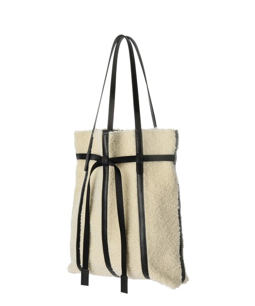 HIROKO HAYASHI（ヒロコハヤシ）の「PANIER COCCOLINA（パニエ コッコリーナ）トートバッグ（トートバッグ・レディース・アイボリー系4・00）」の3枚目の写真