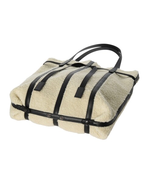 HIROKO HAYASHI（ヒロコハヤシ）の「PANIER COCCOLINA（パニエ コッコリーナ）トートバッグ（トートバッグ・レディース・アイボリー系4・00）」の6枚目の写真