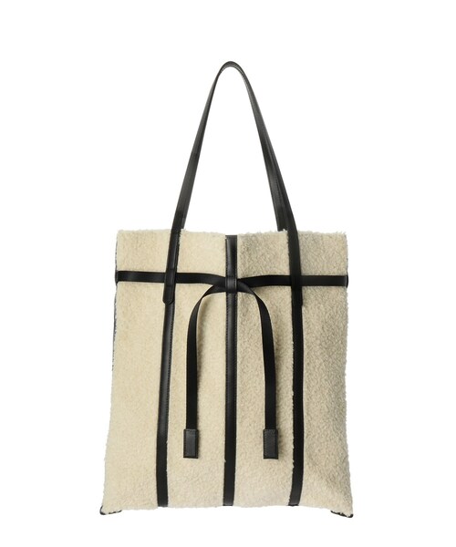 HIROKO HAYASHI（ヒロコハヤシ）の「PANIER COCCOLINA（パニエ コッコリーナ）トートバッグ（トートバッグ・レディース・アイボリー系4・00）」の8枚目の写真