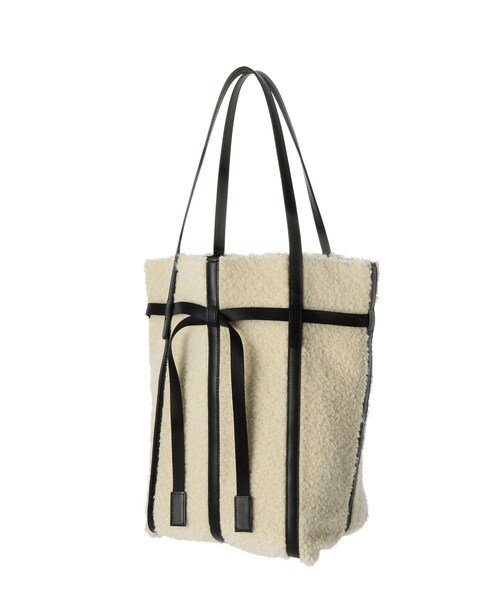 HIROKO HAYASHI（ヒロコハヤシ）の「PANIER COCCOLINA（パニエ コッコリーナ）トートバッグ（トートバッグ・レディース・アイボリー系4・00）」の11枚目の写真