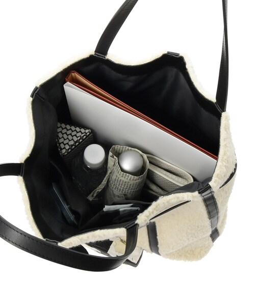 HIROKO HAYASHI（ヒロコハヤシ）の「PANIER COCCOLINA（パニエ コッコリーナ）トートバッグ（トートバッグ・レディース・アイボリー系4・00）」の13枚目の写真