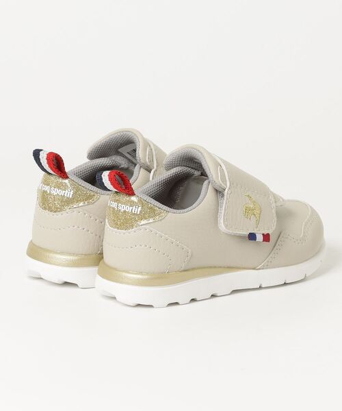le coq sportif（ルコックスポルティフ）の「ラ セギュール F（スニーカー・キッズ・ベージュ系その他/ホワイト×シルバー・13.5cm/14.0cm/14.5cm/15.0cm/15.5cm/16.0cm/16.5cm/17.0cm/17.5cm/18.0cm/13.0cm）」の12枚目の写真