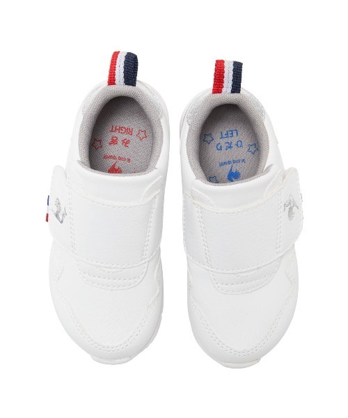 le coq sportif（ルコックスポルティフ）の「ラ セギュール F（スニーカー・キッズ・ベージュ系その他/ホワイト×シルバー・13.5cm/14.0cm/14.5cm/15.0cm/15.5cm/16.0cm/16.5cm/17.0cm/17.5cm/18.0cm/13.0cm）」の6枚目の写真