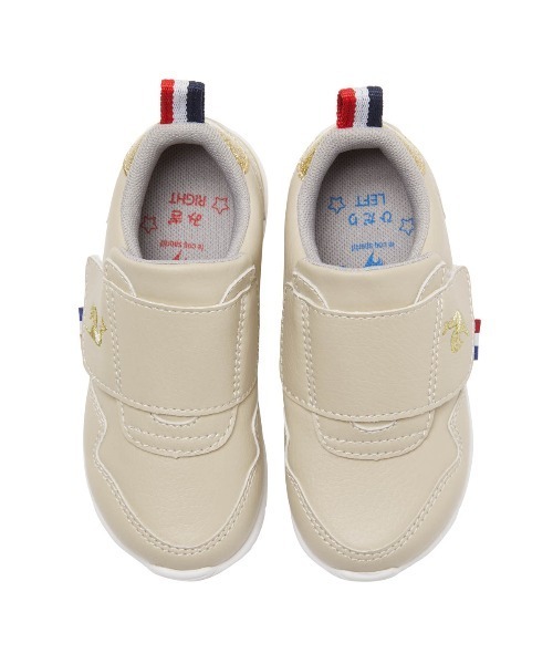 le coq sportif（ルコックスポルティフ）の「ラ セギュール F（スニーカー・キッズ・ベージュ系その他/ホワイト×シルバー・13.5cm/14.0cm/14.5cm/15.0cm/15.5cm/16.0cm/16.5cm/17.0cm/17.5cm/18.0cm/13.0cm）」の11枚目の写真