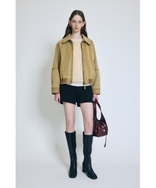 MOUSSY(マウジー)の「PALETTE LAYER Tシャツ(Tシャツ/カットソー・レディース・オフホワイト/ライトブラック・FREE)」の7枚目の写真