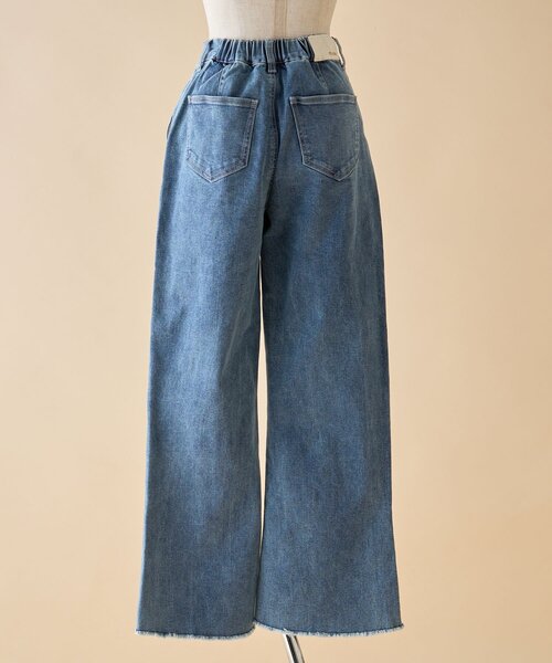 セール】【nane】《サイズ展開有》ストレッチデニムフレアーパンツ