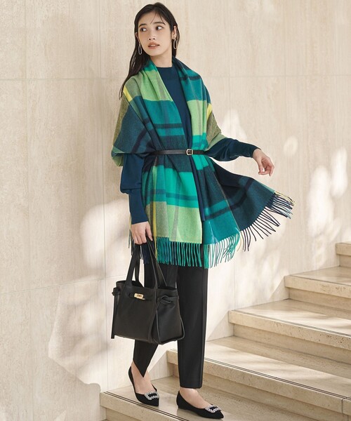 23区(ニジュウサンク)の「ソフト ロング ベルト(ベルト・レディース・ブラック系・38/32/44)」の5枚目の写真