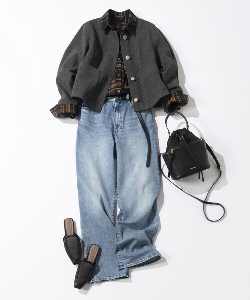 23区(ニジュウサンク)の「ソフト ロング ベルト(ベルト・レディース・ブラック系・38/32/44)」の7枚目の写真