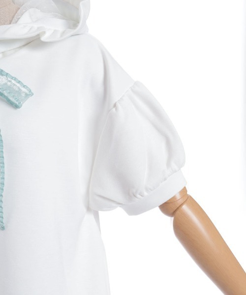 axes femme POETIQUE（アクシーズファムポエティック）の「ダンボールバルーンフーディー（Tシャツ/カットソー・レディース・ネイビー/ホワイト/ピンク・MEDIUM）」の20枚目の写真