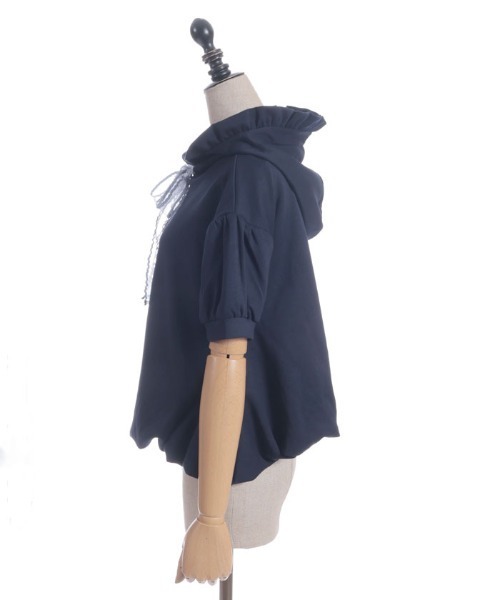 axes femme POETIQUE（アクシーズファムポエティック）の「ダンボールバルーンフーディー（Tシャツ/カットソー・レディース・ネイビー/ホワイト/ピンク・MEDIUM）」の22枚目の写真