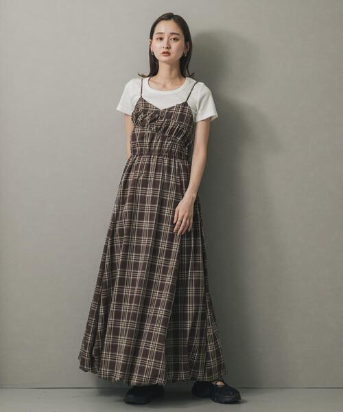 SENSE OF PLACE by URBAN RESEARCH（センスオブプレイスバイアーバンリサーチ）の「バルーンキャミワンピース（ワンピース・レディース・ブルー系その他/ブラウン系その他/ブラック・S/ONE）」の12枚目の写真