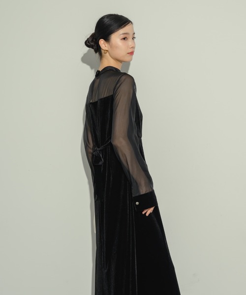 ベロアマーメイドドレス（ドレス）｜NEUNA（ヌナ）のファッション通販