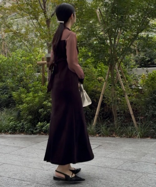 ベロアマーメイドドレス（ドレス）｜NEUNA（ヌナ）のファッション通販