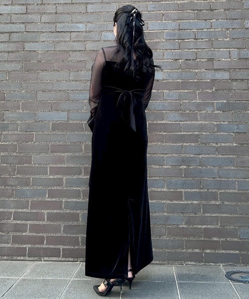 ベロアマーメイドドレス（ドレス）｜NEUNA（ヌナ）のファッション通販