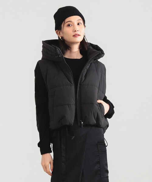 ★土日限定値下げ★2023購入★美品Theoryロングダウンベスト黒Sサイズ theory セオリー ロングダウンコート ベスト 腕取り外し2way 軽量