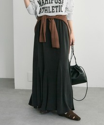PUAL CE CIN | ソフトツイルマチ付きスカート(スカート)