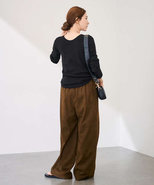 FRAMeWORK（フレームワーク）の「GICIPI/ジチピ CECE（Tシャツ/カットソー・レディース・ライトグレー/ホワイト/ブラック・FREE）」の6枚目の写真