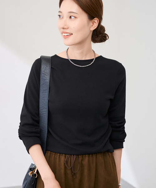 FRAMeWORK（フレームワーク）の「GICIPI/ジチピ CECE（Tシャツ/カットソー・レディース・ライトグレー/ホワイト/ブラック・FREE）」の8枚目の写真