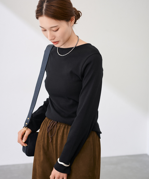 FRAMeWORK（フレームワーク）の「GICIPI/ジチピ CECE（Tシャツ/カットソー・レディース・ライトグレー/ホワイト/ブラック・FREE）」の10枚目の写真