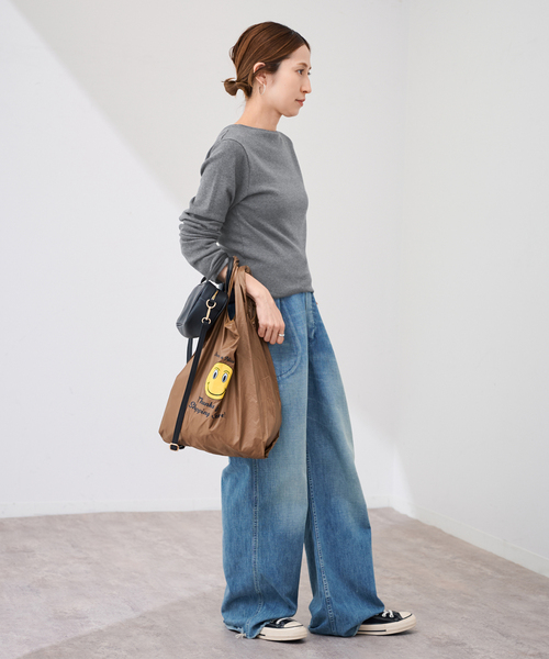 FRAMeWORK（フレームワーク）の「GICIPI/ジチピ CECE（Tシャツ/カットソー・レディース・ライトグレー/ホワイト/ブラック・FREE）」の15枚目の写真