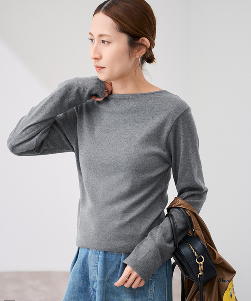 FRAMeWORK（フレームワーク）の「GICIPI/ジチピ CECE（Tシャツ/カットソー・レディース・ライトグレー/ホワイト/ブラック・FREE）」の17枚目の写真