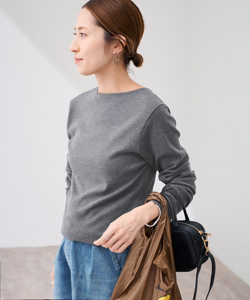 FRAMeWORK（フレームワーク）の「GICIPI/ジチピ CECE（Tシャツ/カットソー・レディース・ライトグレー/ホワイト/ブラック・FREE）」の18枚目の写真