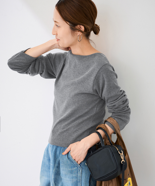 FRAMeWORK（フレームワーク）の「GICIPI/ジチピ CECE（Tシャツ/カットソー・レディース・ライトグレー/ホワイト/ブラック・FREE）」の19枚目の写真