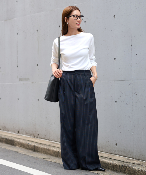 FRAMeWORK（フレームワーク）の「GICIPI/ジチピ CECE（Tシャツ/カットソー・レディース・ライトグレー/ホワイト/ブラック・FREE）」の22枚目の写真