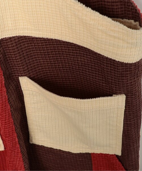 p.premier（ピードットプルミエ）の「【ジュニア対応】マルチカラーコーデュロイオーバーオール（サロペット/オーバーオール・キッズ・ブラウン/グリーン/ピンク/レインボー・80/90/100/110/120/130/140）」の8枚目の写真