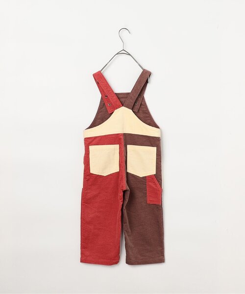 p.premier（ピードットプルミエ）の「【ジュニア対応】マルチカラーコーデュロイオーバーオール（サロペット/オーバーオール・キッズ・ブラウン/グリーン/ピンク/レインボー・80/90/100/110/120/130/140）」の13枚目の写真