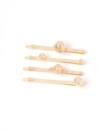 niko and... | メタルボール4セットヘアピン(ヘアピン)