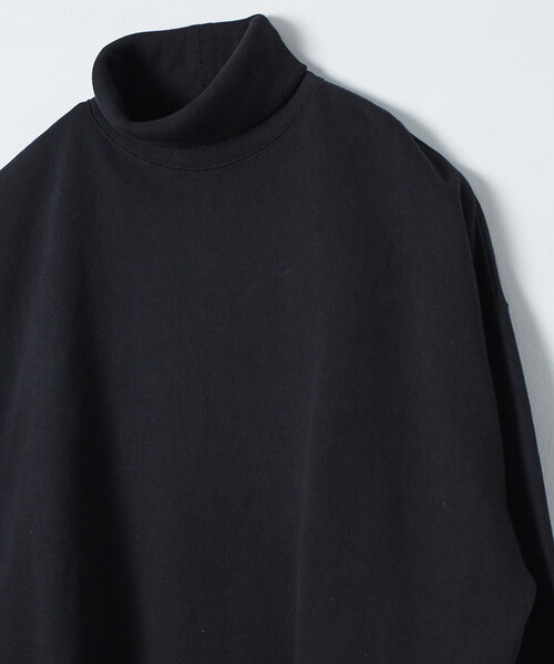 FREAK'S STORE（フリークスストア）の「限定展開 12oz ヘビーウェイト ビッグシルエット タートルネックスウェット（スウェット・メンズ・ブラック/ネイビー/アッシュグレー/スミクロ/杢グレー・SMALL/MEDIUM/LARGE）」の7枚目の写真