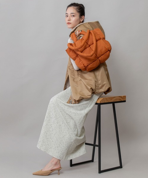 Munich(ミューニック)の「パファートートバッグ(トートバッグ・レディース・ベージュ/ブラウン/ブラック/グレー・FREE)」の8枚目の写真