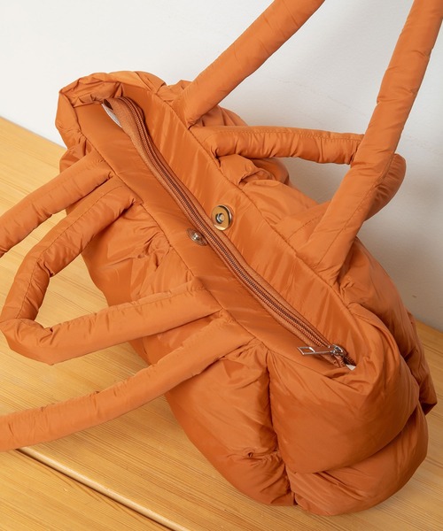 Munich(ミューニック)の「パファートートバッグ(トートバッグ・レディース・ベージュ/ブラウン/ブラック/グレー・FREE)」の13枚目の写真