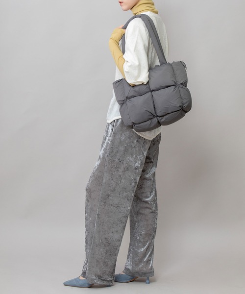 Munich(ミューニック)の「パファートートバッグ(トートバッグ・レディース・ベージュ/ブラウン/ブラック/グレー・FREE)」の17枚目の写真