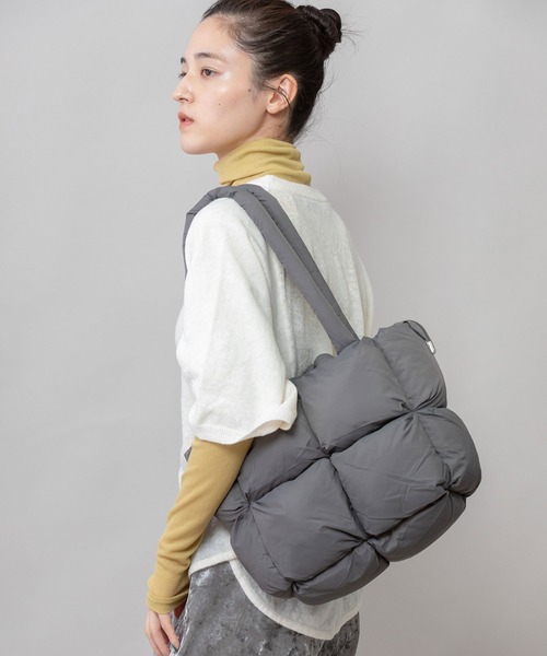 Munich(ミューニック)の「パファートートバッグ(トートバッグ・レディース・ベージュ/ブラウン/ブラック/グレー・FREE)」の18枚目の写真