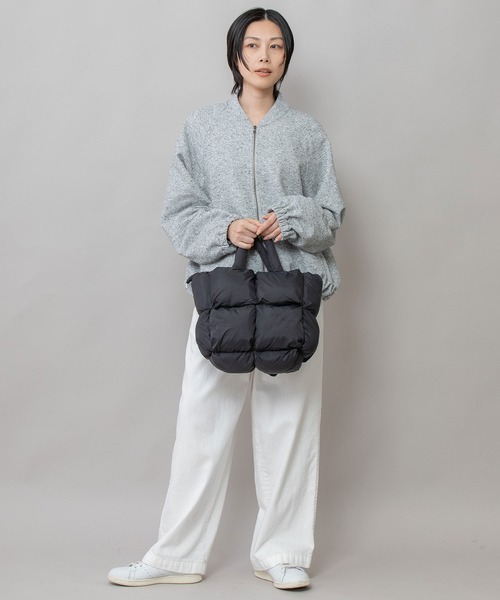 Munich(ミューニック)の「パファートートバッグ(トートバッグ・レディース・ベージュ/ブラウン/ブラック/グレー・FREE)」の20枚目の写真