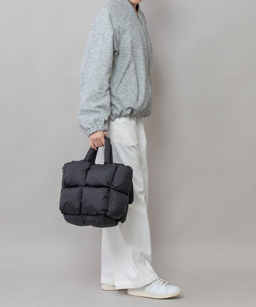 Munich(ミューニック)の「パファートートバッグ(トートバッグ・レディース・ベージュ/ブラウン/ブラック/グレー・FREE)」の21枚目の写真