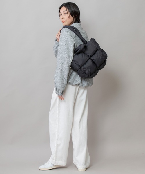 Munich(ミューニック)の「パファートートバッグ(トートバッグ・レディース・ベージュ/ブラウン/ブラック/グレー・FREE)」の22枚目の写真