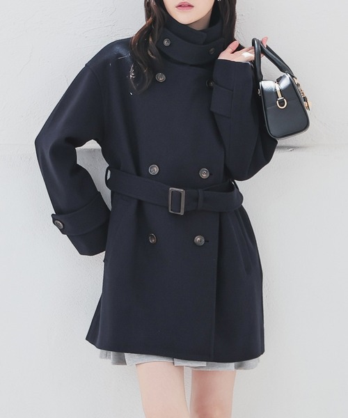 3wayベルト付コート（ステンカラーコート）｜Honeys（ハニーズ）の
