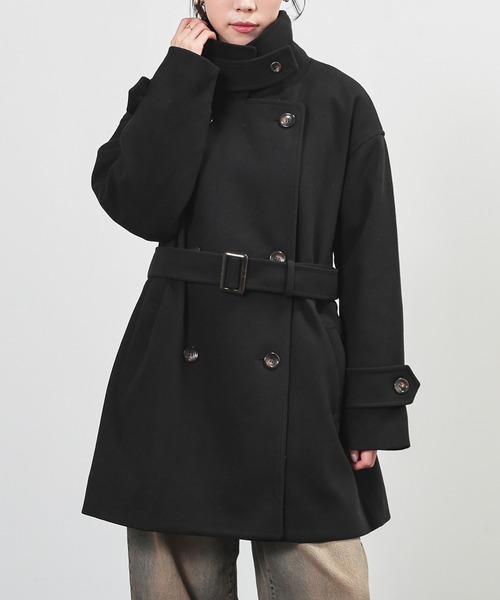3wayベルト付コート（ステンカラーコート）｜Honeys（ハニーズ）の