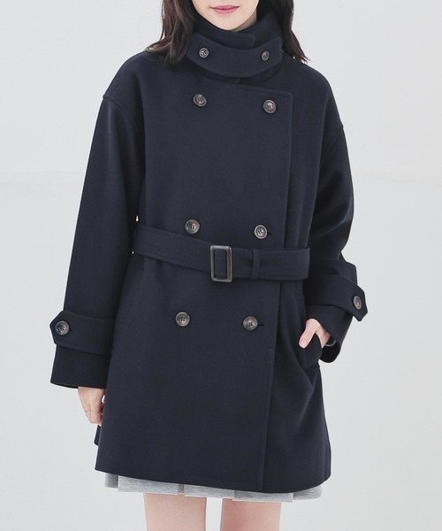 3wayベルト付コート（ステンカラーコート）｜Honeys（ハニーズ）の