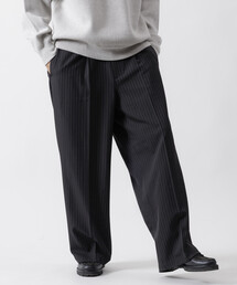 FREAK'S STORE | FREAK’S STORE/フリークスストア ワイドストレートシルエット ワンタック スラックスパンツ【セットアップ対応】(スラックス)