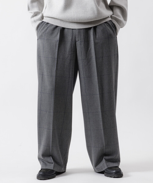 FREAK'S STORE（フリークスストア）の「FREAK’S STORE/フリークスストア ワイドストレートシルエット ワンタック スラックスパンツ【セットアップ対応】（スラックス・メンズ・ブラウン/グレー/ブラック/ダークグレー/ブラック系その他・SMALL/MEDIUM/LARGE）」の11枚目の写真