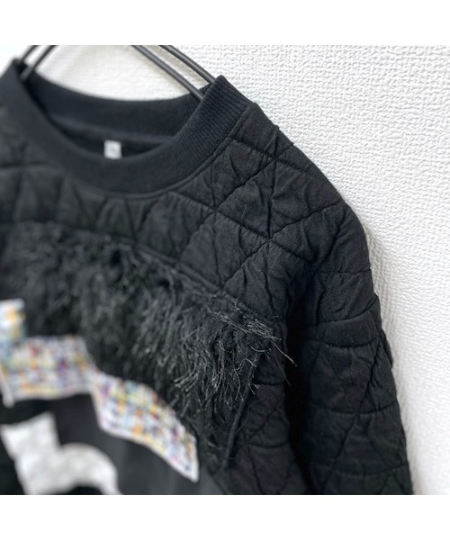 garcon la raison（ギャルソン・ラ・レゾン）の「ファブリックトレーナー（Tシャツ/カットソー・キッズ・カーキ/ブラック・140cm/130cm）」の9枚目の写真