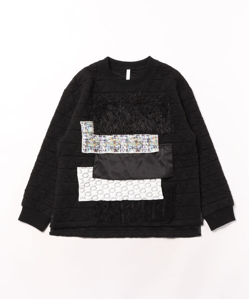 garcon la raison（ギャルソン・ラ・レゾン）の「ファブリックトレーナー（Tシャツ/カットソー・キッズ・カーキ/ブラック・140cm/130cm）」の19枚目の写真