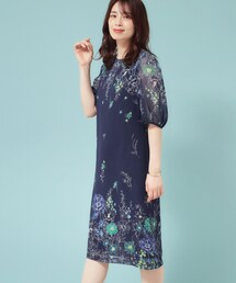 Sunauna（スーナウーナ）の「【コスモス】フラワーパネル柄ワンピース（ワンピース）」
