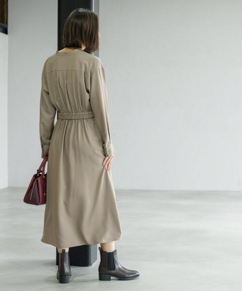 セール】ウールライクフィット＆フレアワンピース【洗濯機OK