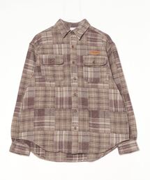 PARROTT CANVAS | CPO Shirt - Patchwork check(シャツ/ブラウス)